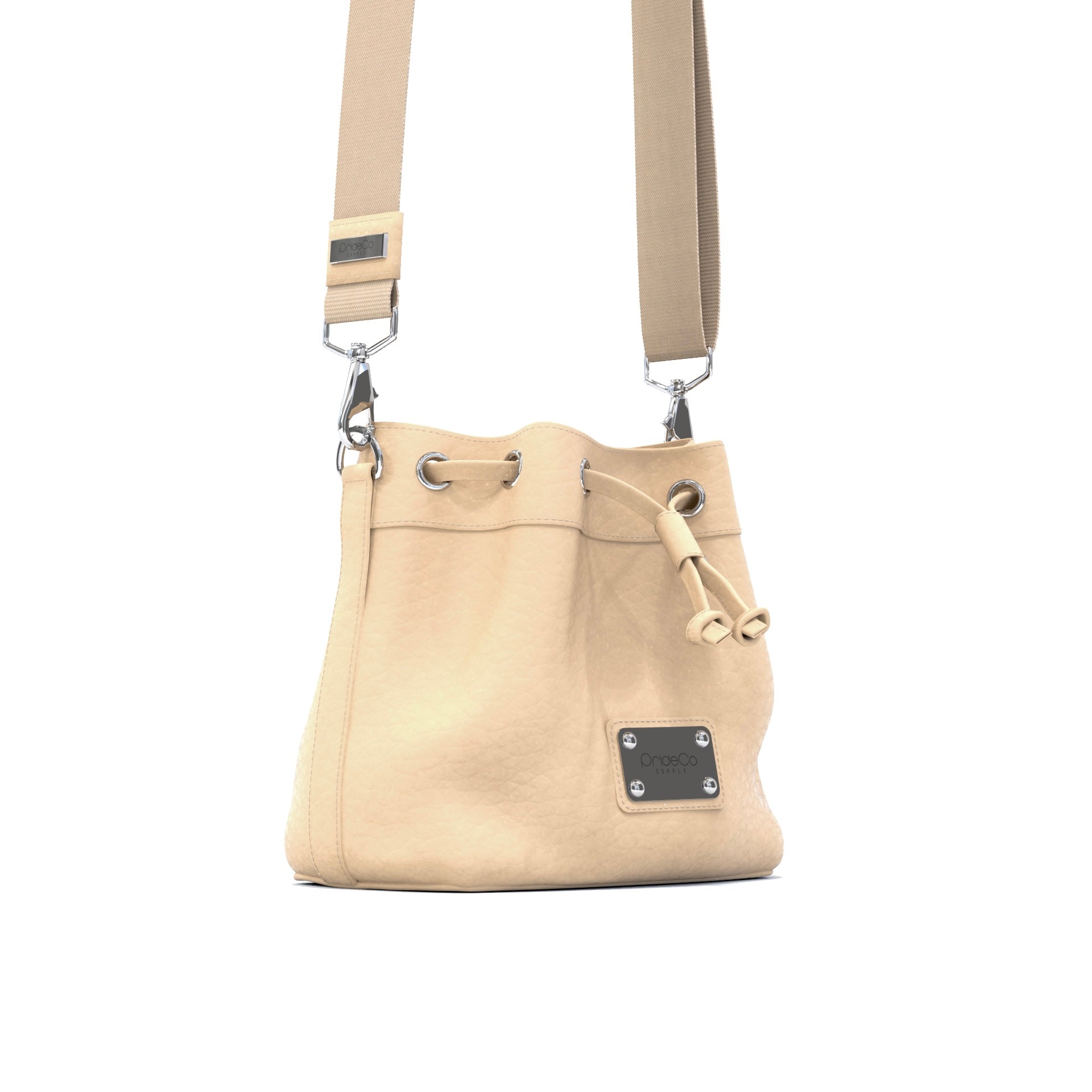 The White Chocolate Bucket Bag.