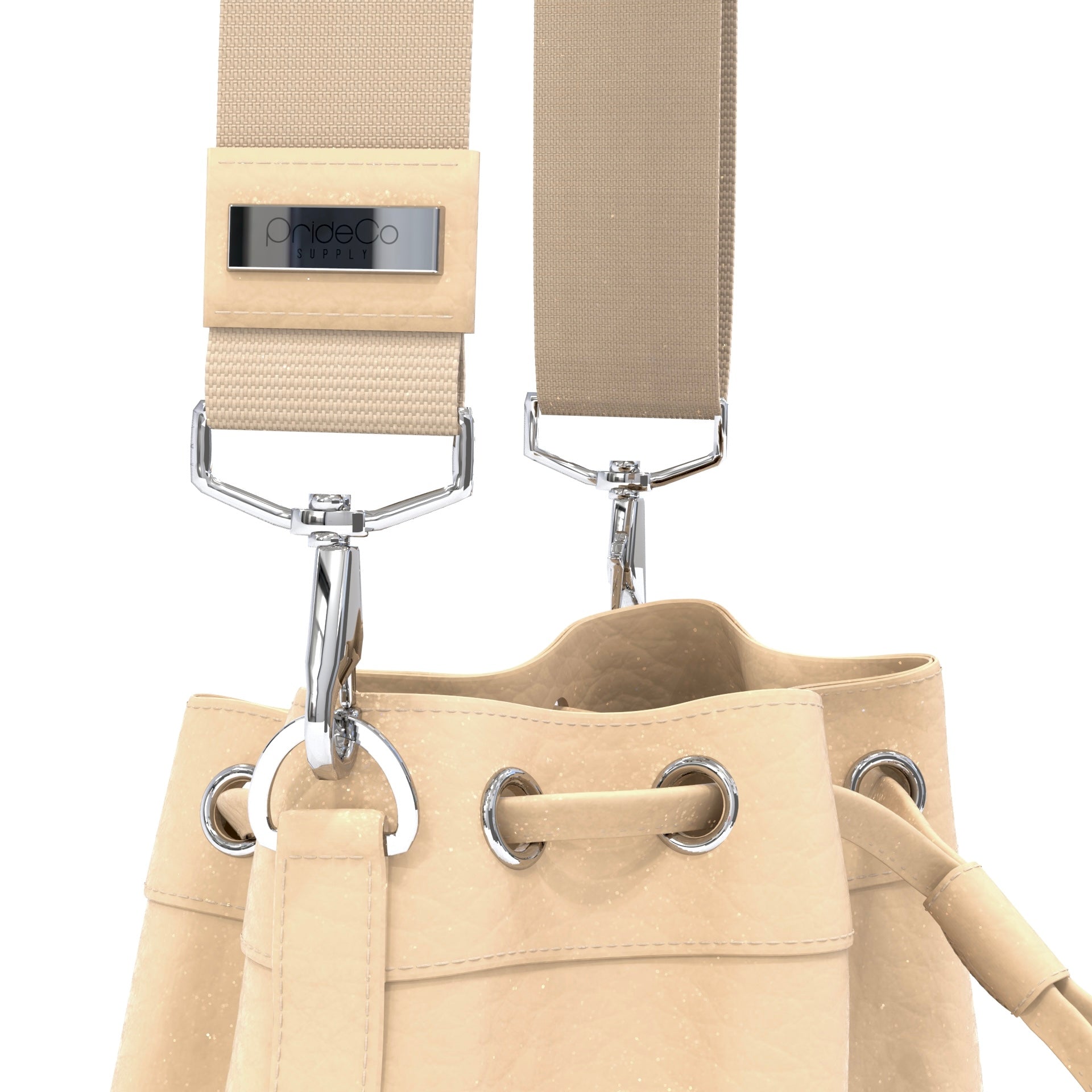 The White Chocolate Bucket Bag.