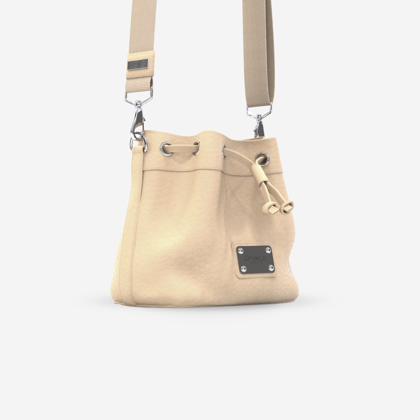 The White Chocolate Bucket Bag.