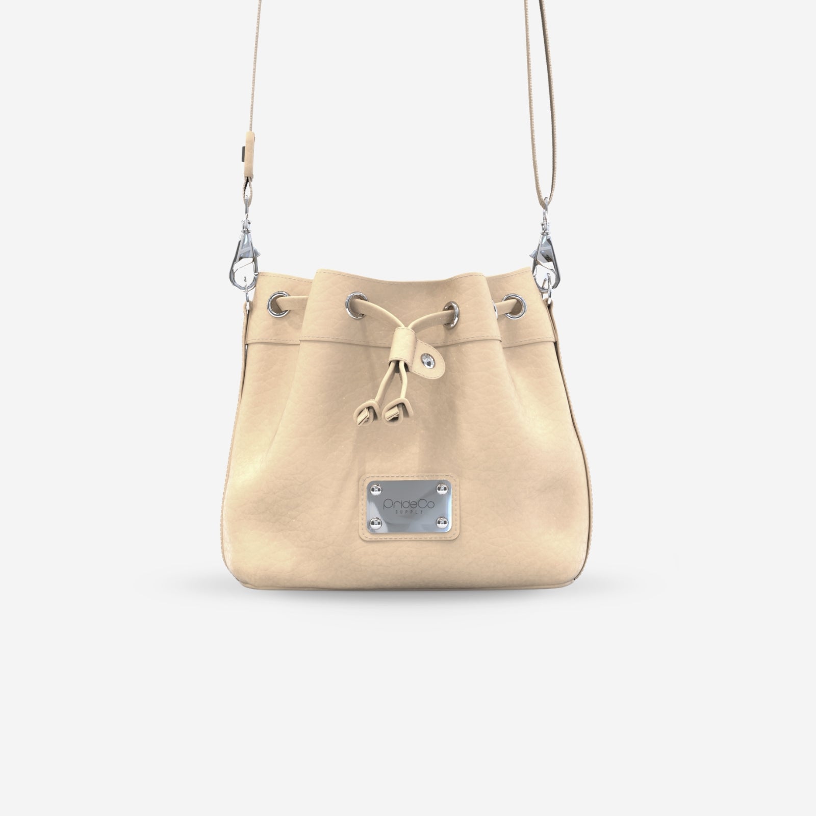 The White Chocolate Bucket Bag.