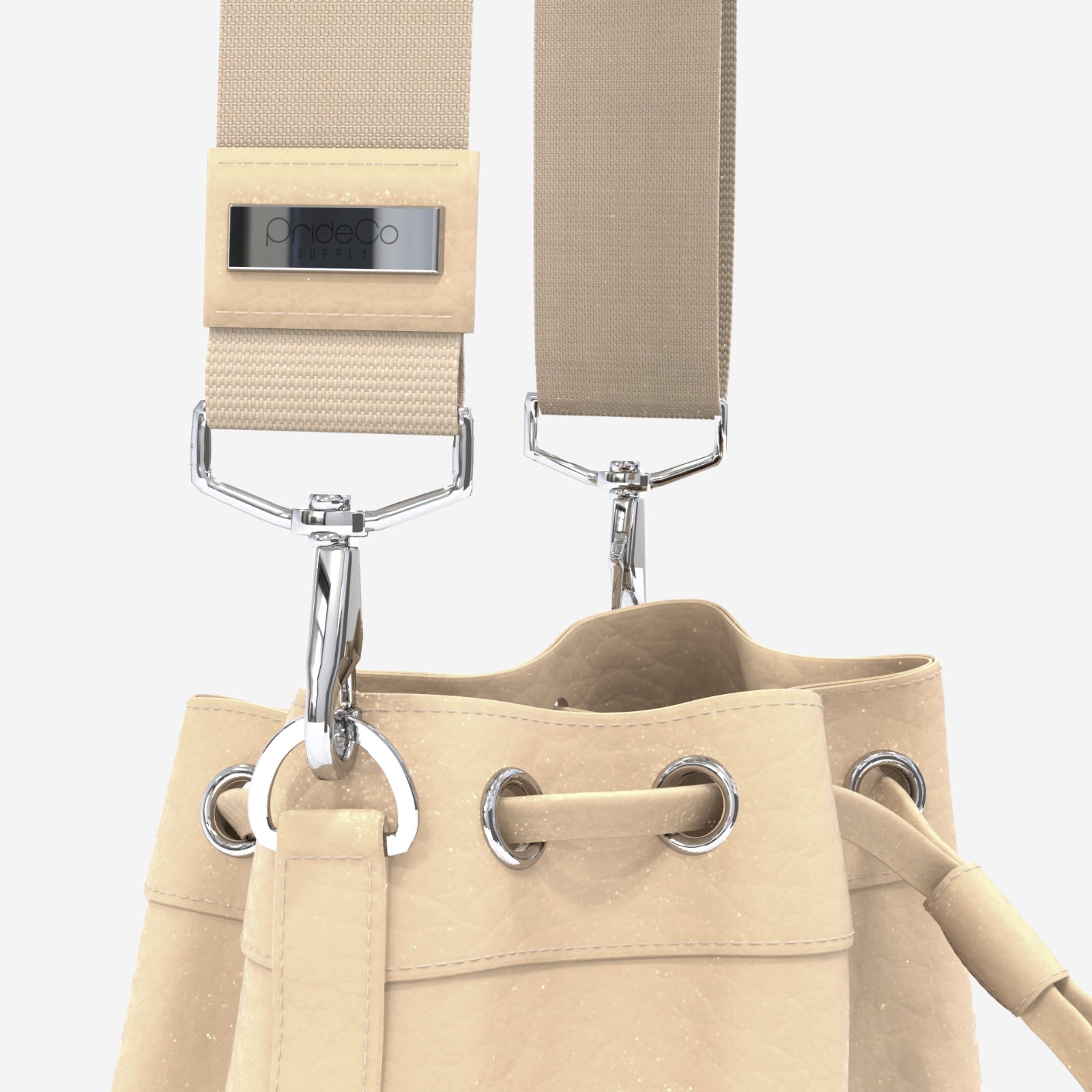 The White Chocolate Bucket Bag.